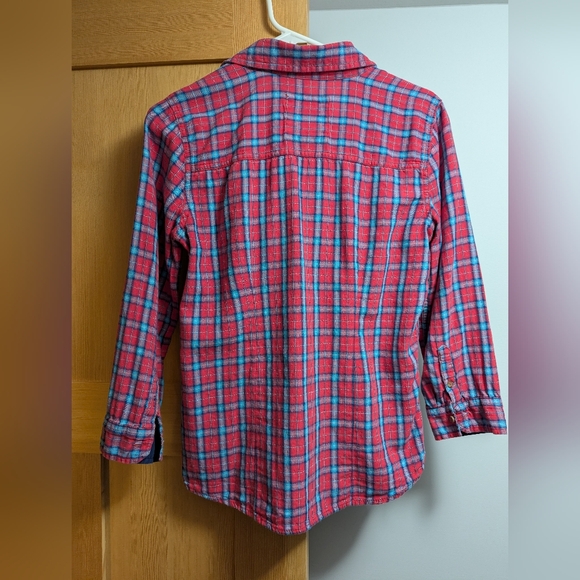 Hollister women's button down plaid shirt (size medium) - Picture 2 of 7